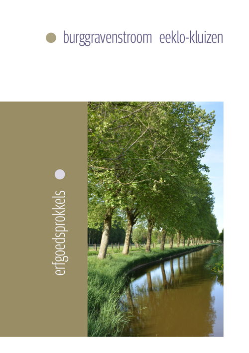 Cover Erfgoedsprokkel Burggravenstroom Eeklo-Kluizen