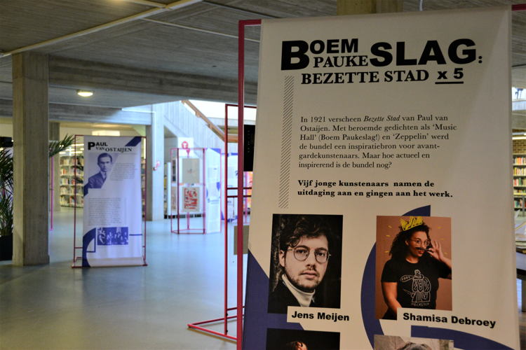 Reizende expo 'Boem Paukeslag. Bezette Stad x 5'