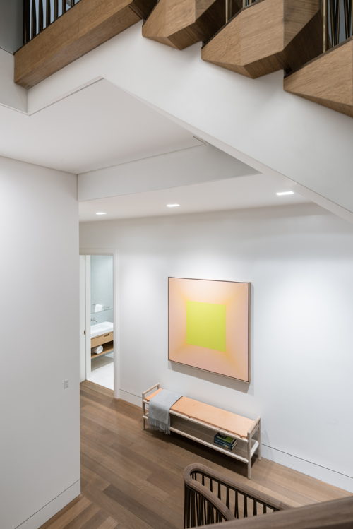 View of fourth floor. Photo by Alan Tansey.