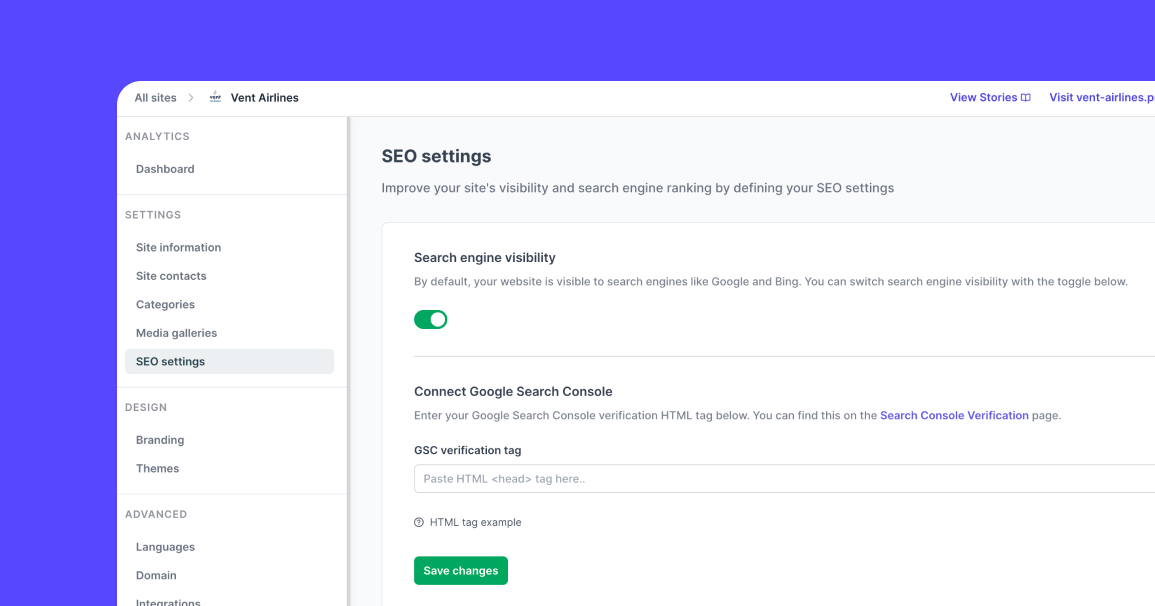 Help: New story and site settings to power up your content