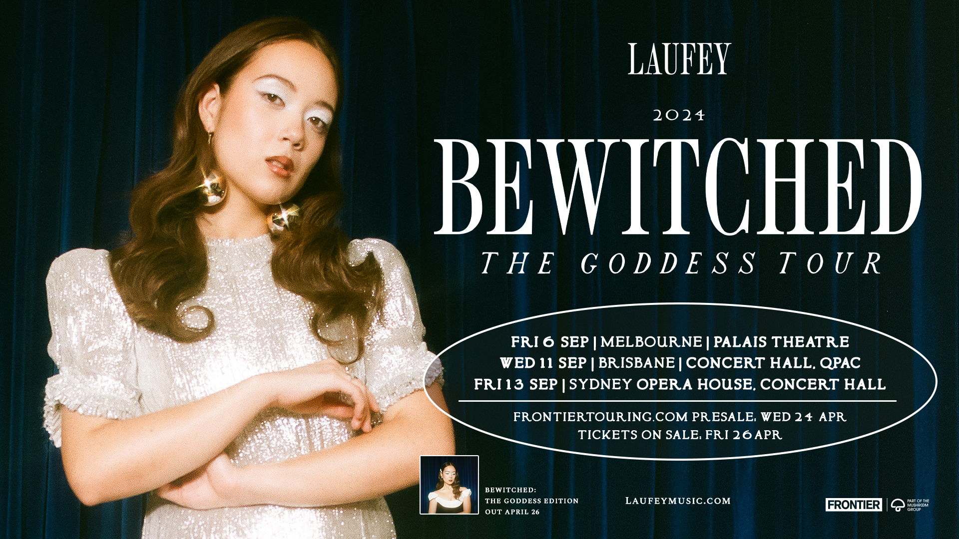 LAUFEY: RETURNING TO AUSTRALIA FOR BEWITCHED: THE GODDESS TOUR – SEPTEMBER 2024