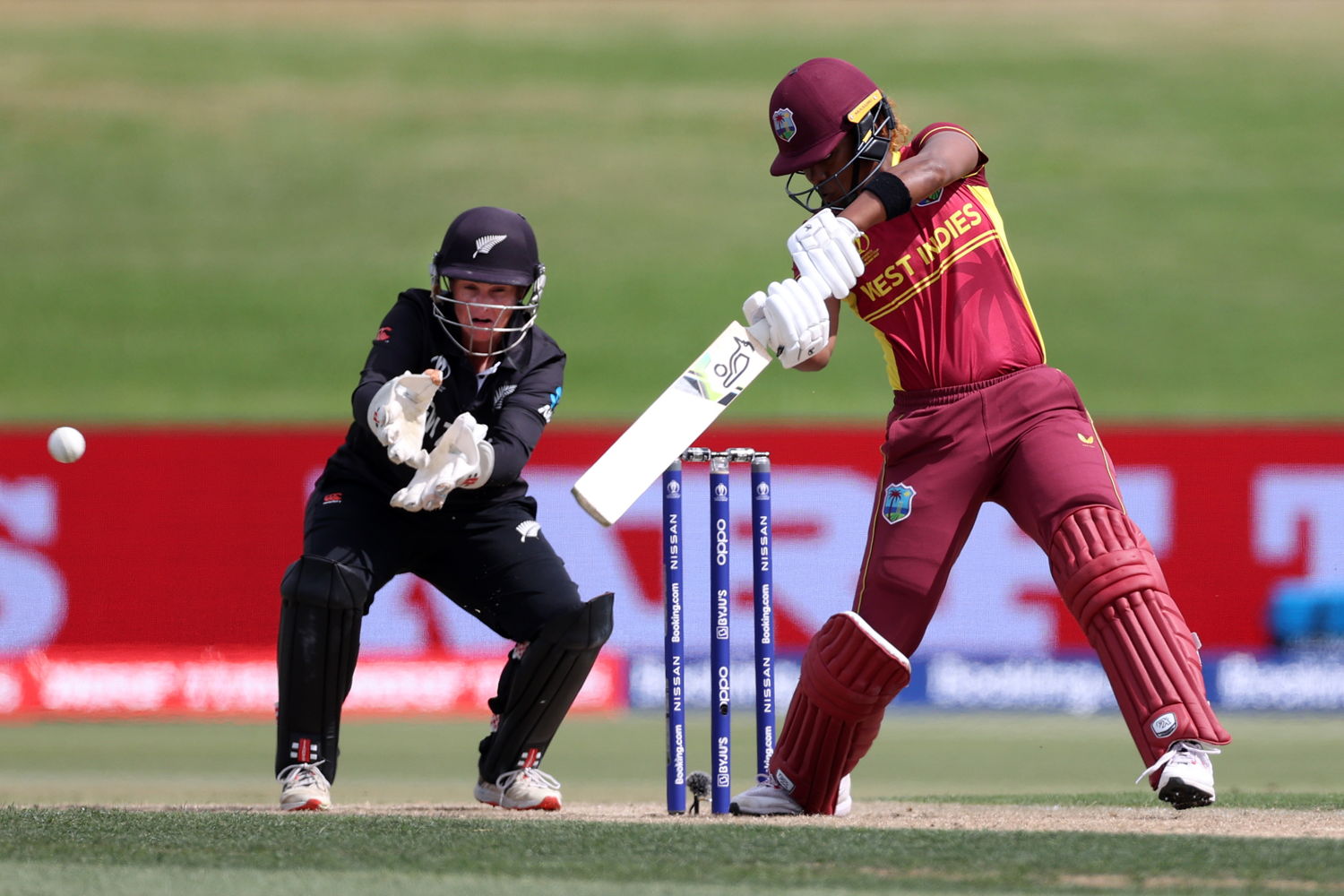 Hayley Matthews batting vs New Zealand Women CWC22