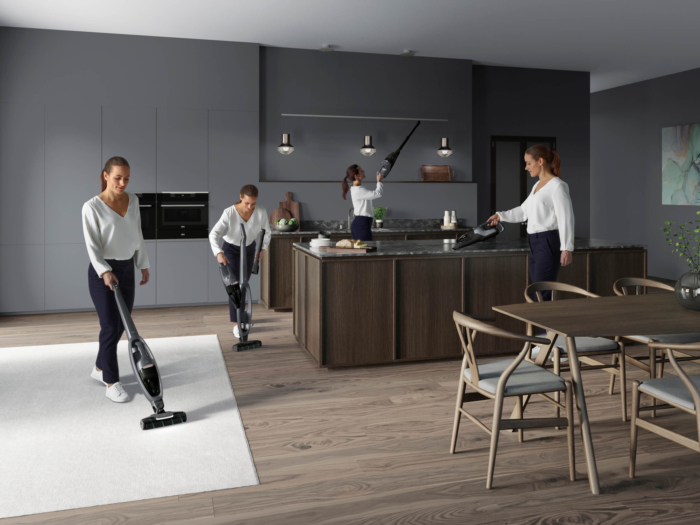 AEG introduceert nieuwe steelstofzuigers voor moeiteloos stofzuigen