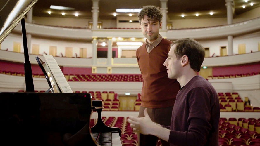 Thomas met Boris Giltburg - (c) VRT