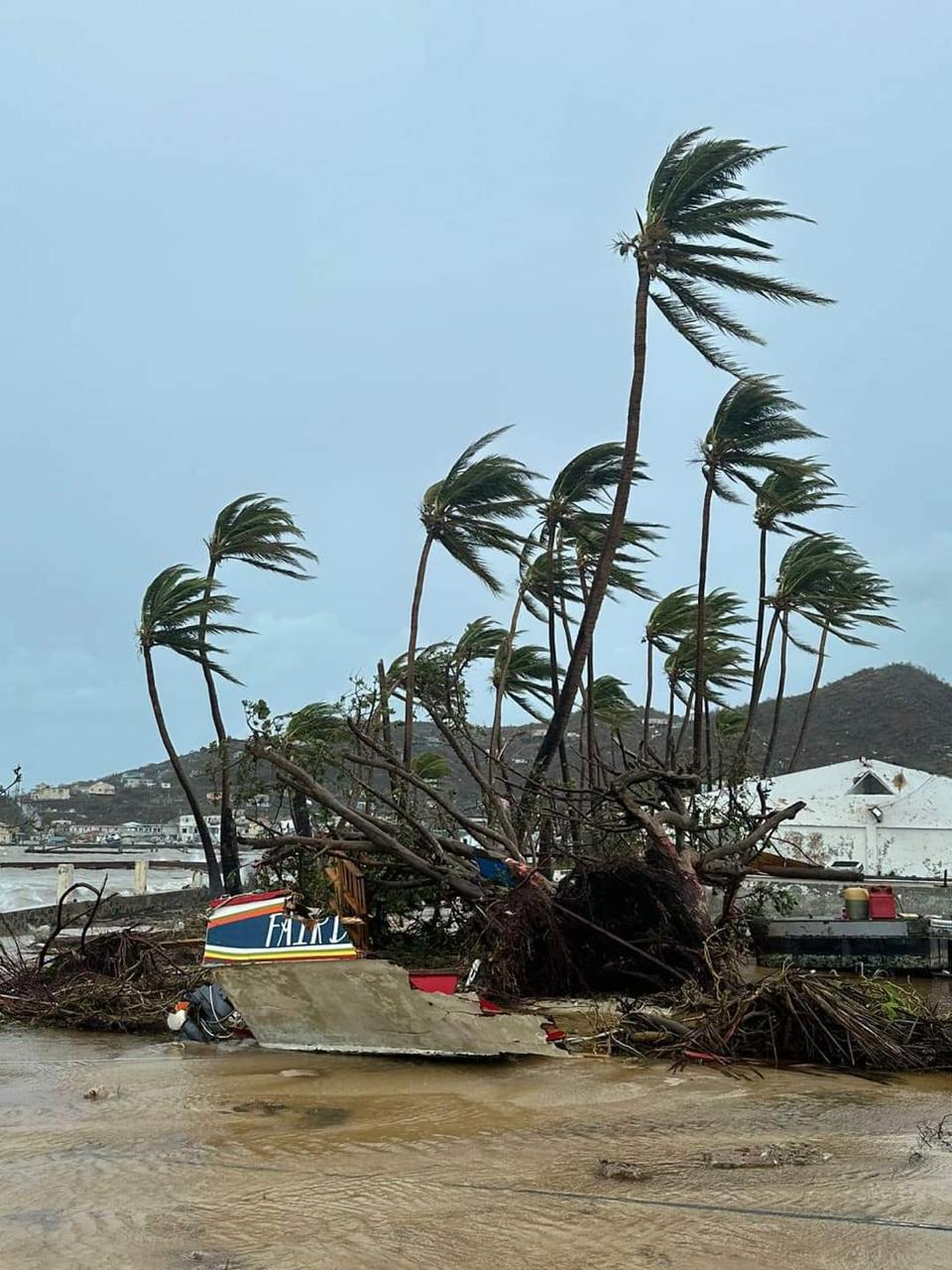 Captured Images from Hurricane Beryl. All Rights to the Owner.