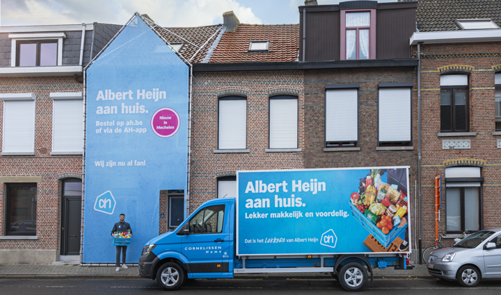 Albert Heijn Aan trekt Mechelen de Rupelstreek met thuisleveringen