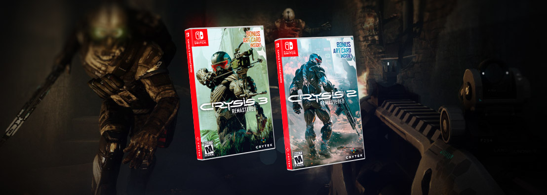 Physical Crysis Remastered 2 and 3 versions coming to Nintendo Switch™