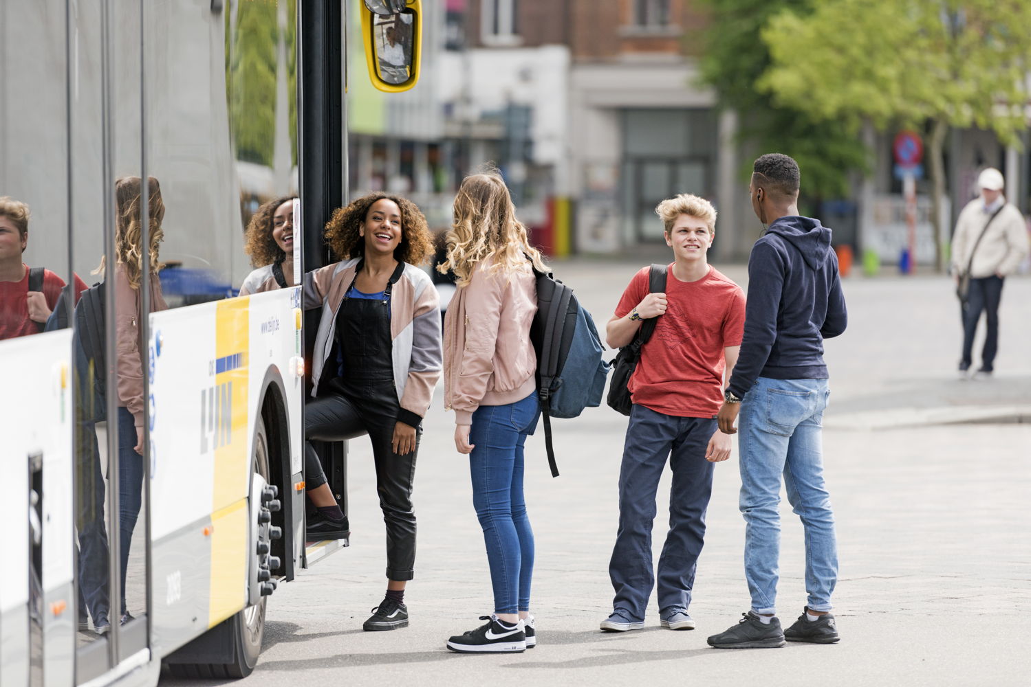 Starters in het eerste middelbaar reizen in september gratis met tram en bus.