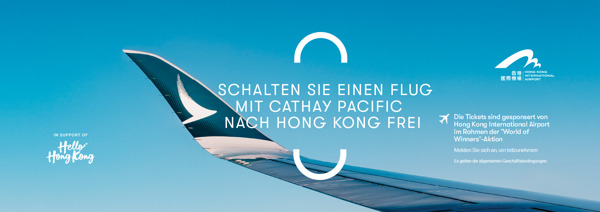 Preview: Cathay Pacific und die Flughafenbehörde Hong Kong bringen die "World of Winners" nach Hong Kong