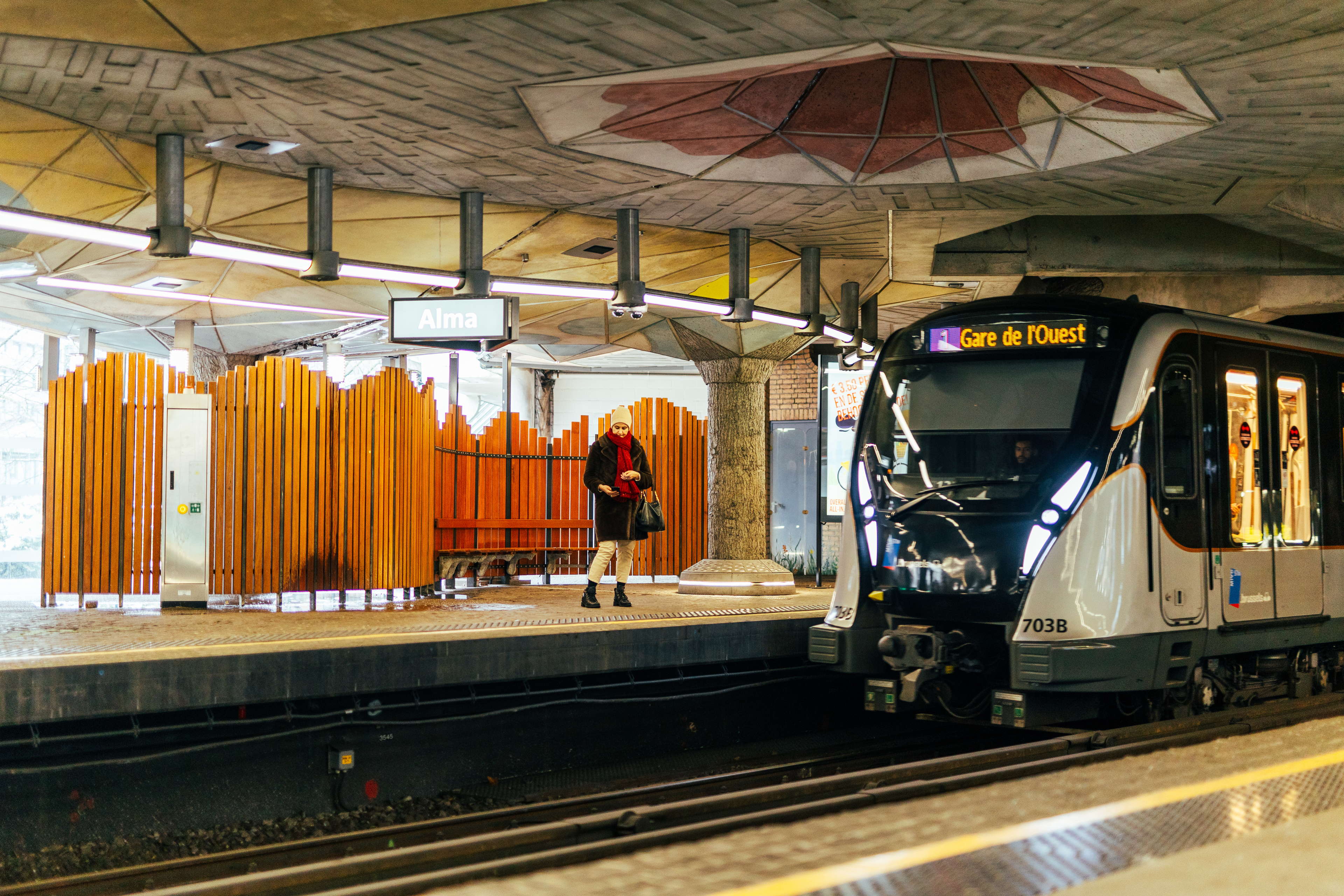 Een metro om de 3 minuten voor de 20 km door Brussel