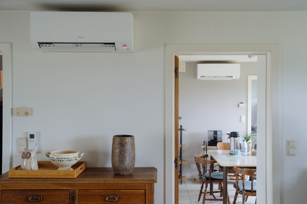 ©Daikin sociale woning met Perfera lucht-luchtwarmtepompen