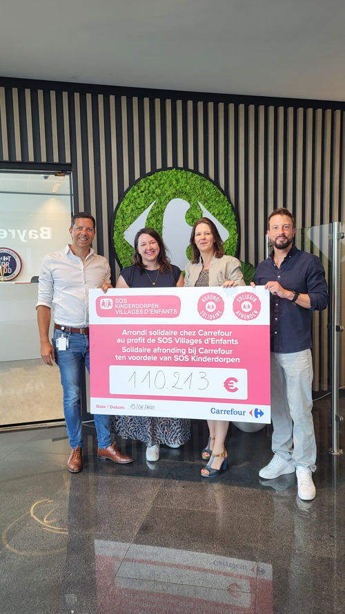 Solidaire Afronding Carrefour Belgium x SOS Kinderdorpen 2023