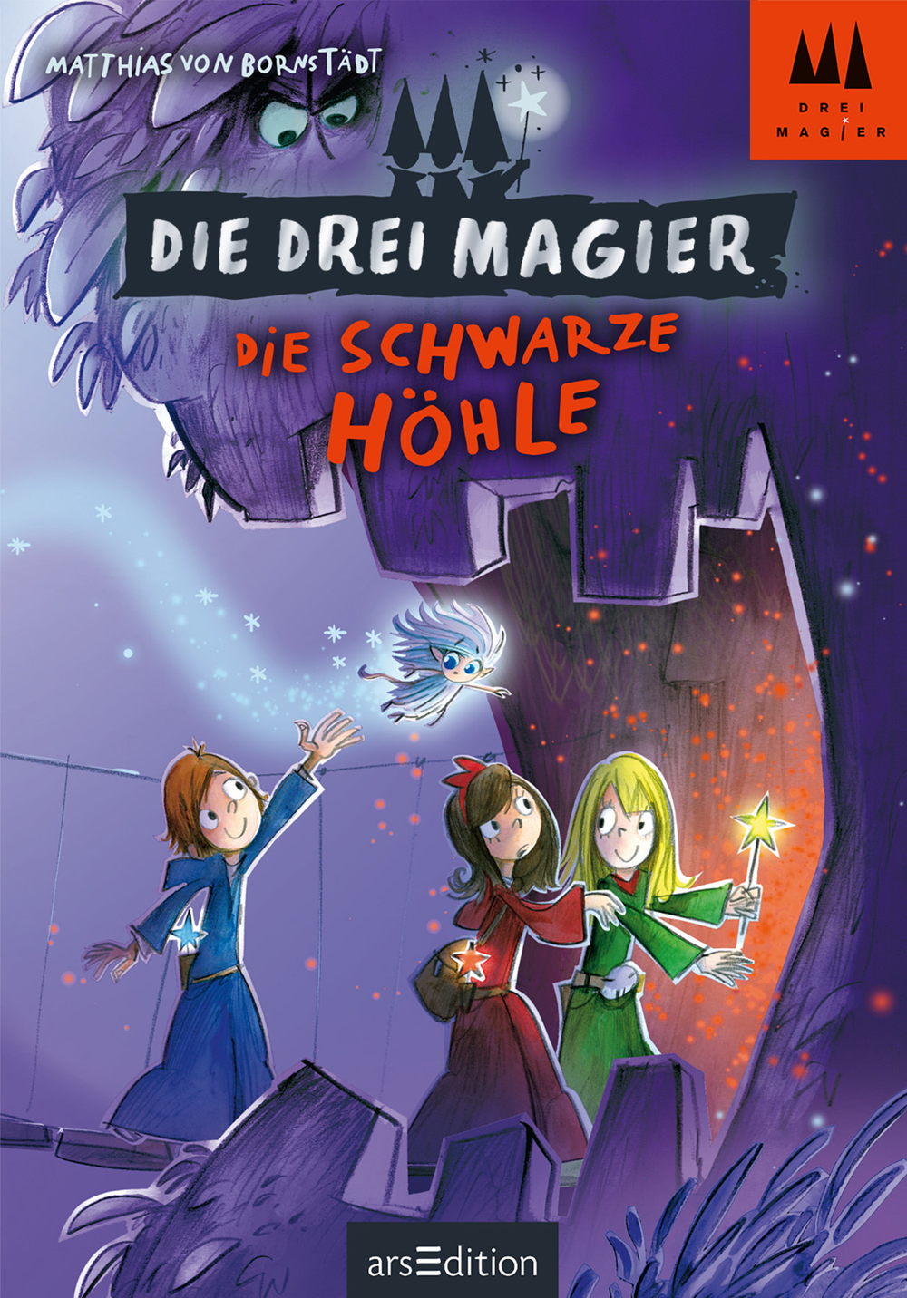 Eines der beteiligten Bücher: "Die drei Magier. Die schwarze Höhle" von Matthias von Bornstädt.