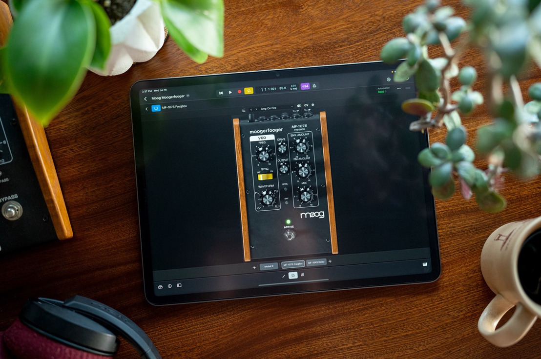 Moog Music Releases Eight New Pro Audio Effects for iPad & iPhone