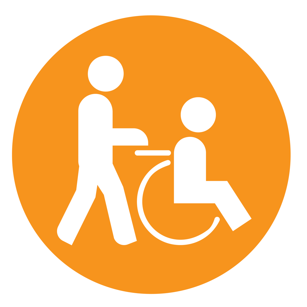 Halte toegankelijk voor personen  met mobiele beperking, assistentie mogelijk nodig. Helling naar voertuig tussen 12 en 
 20 %.