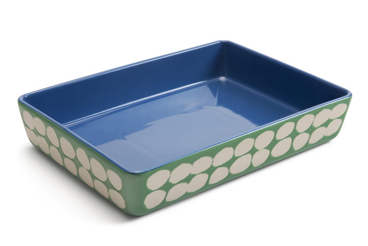 Habitat Emerald Large Rectangular Roaster, £14
