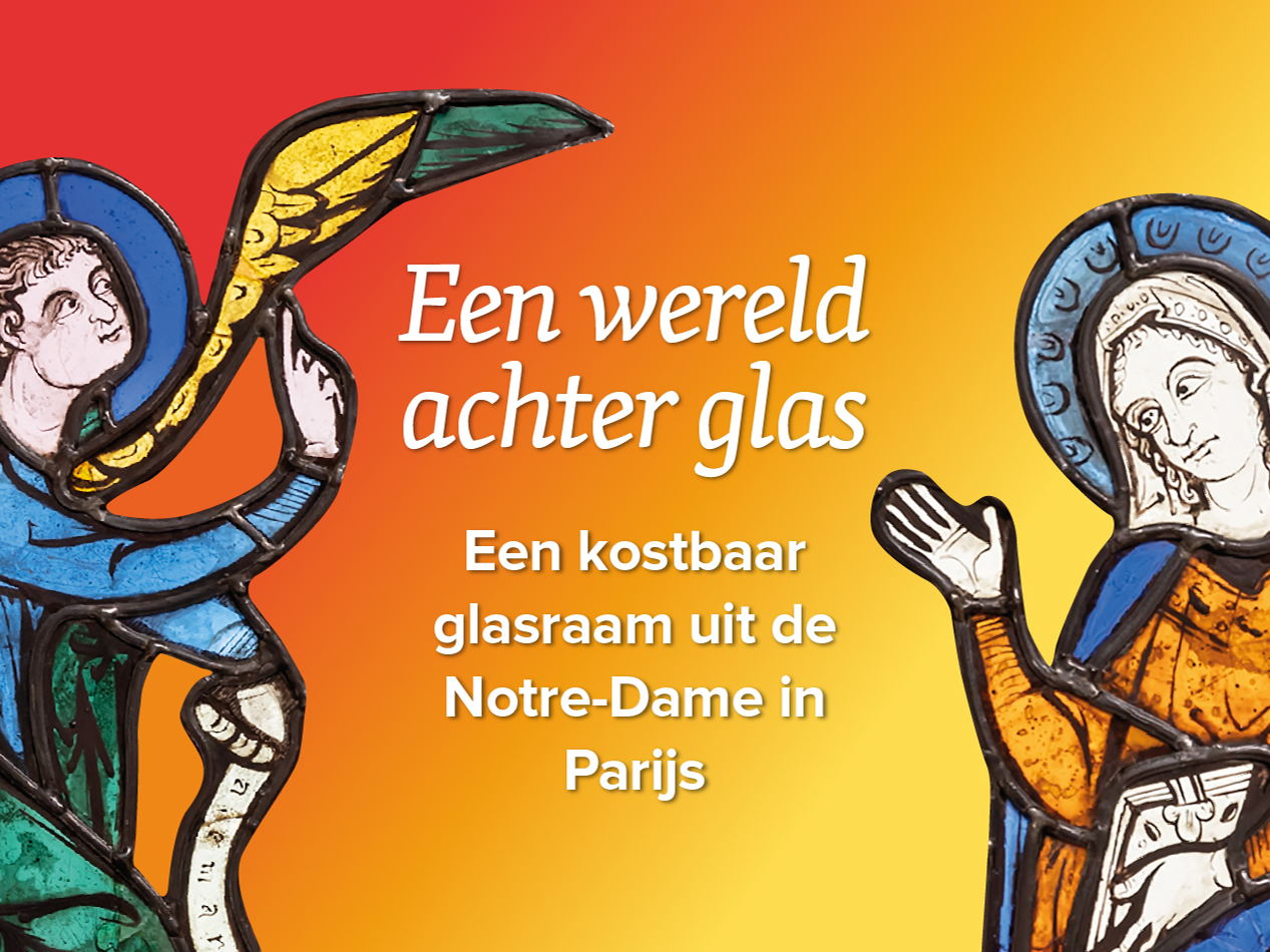 Museum Mayer van den Bergh toont gerestaureerd glasraam uit de Notre-Dame van Parijs