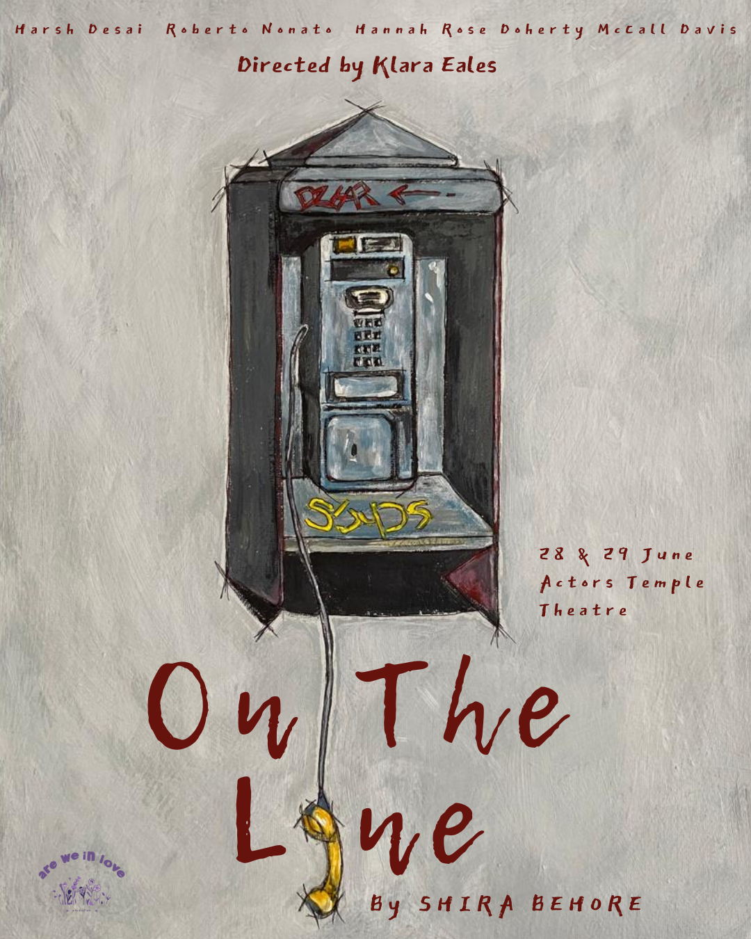 Harah Desal, Roberto Nonato and AREWEINLOVE Proudly Present ON THE LINE