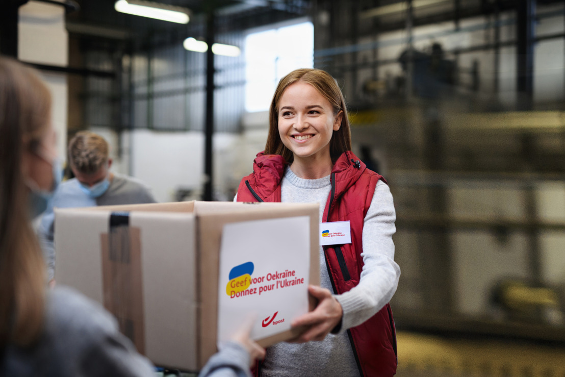 bpost is working with Ukraine’s national postal operator to help the hardest hit people in Ukraine