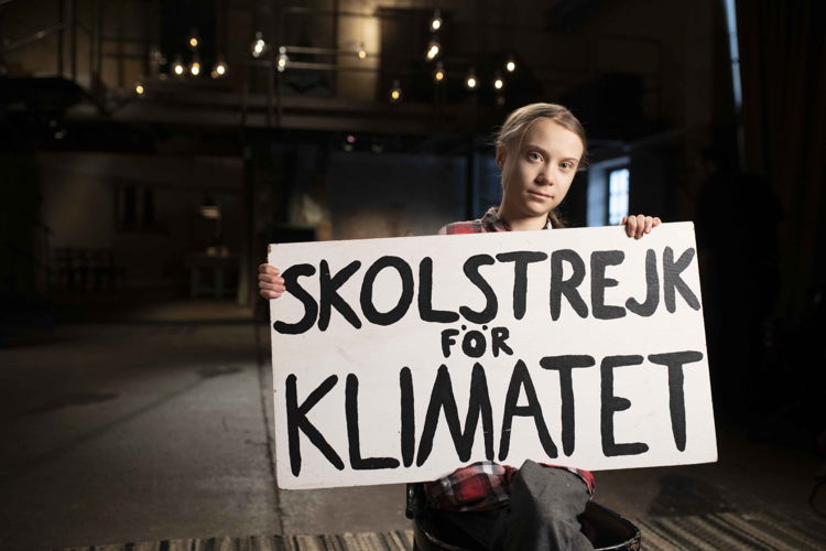 Greta Thunberg (c) BBC