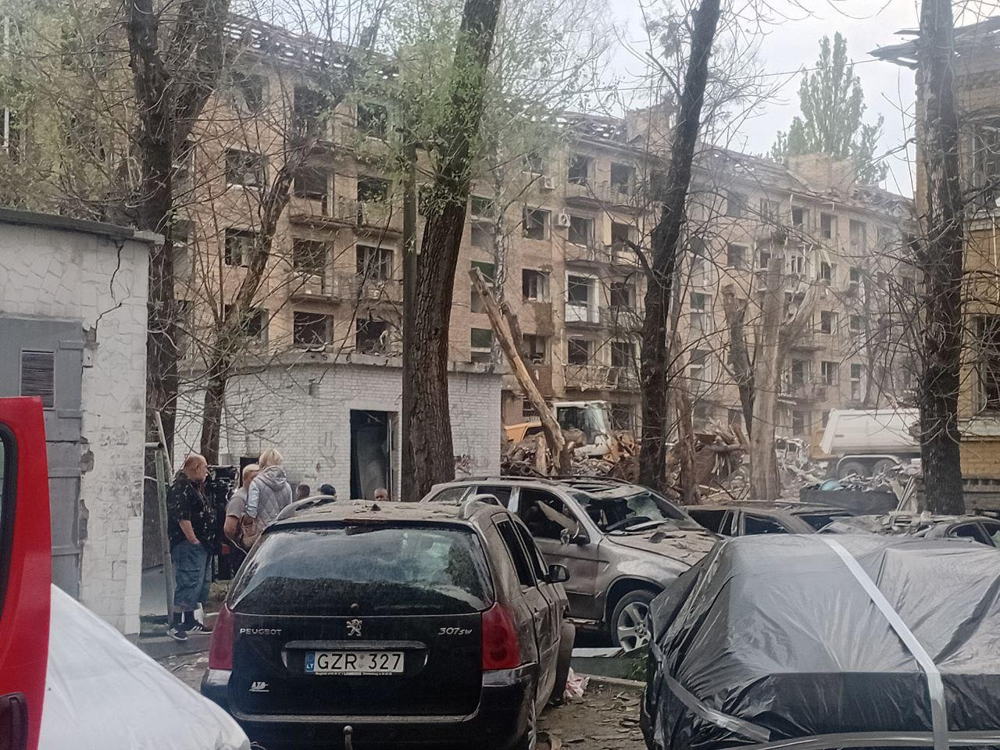 Street scenes in Kyiv, after the attack of April 24. Copyright: MSF
