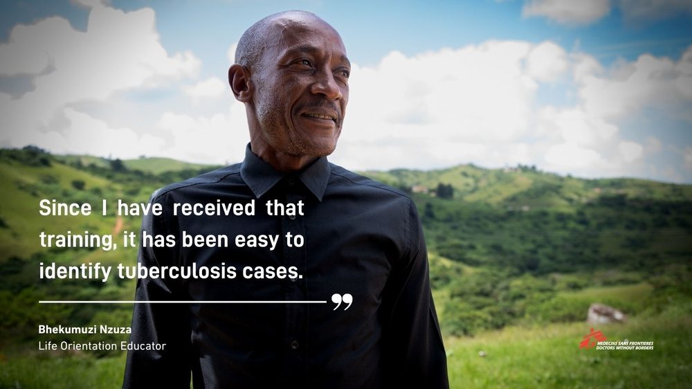 "I was able to help a friend with TB symptoms to get help, and I convinced his entire family to get tested, and now they are all on TB treatment." Photographer: Sean Christie "I was able to help a friend with TB symptoms to get help, and I convinced his entire family to get tested, and now they are all on TB treatment." Photographer: Sean Christie