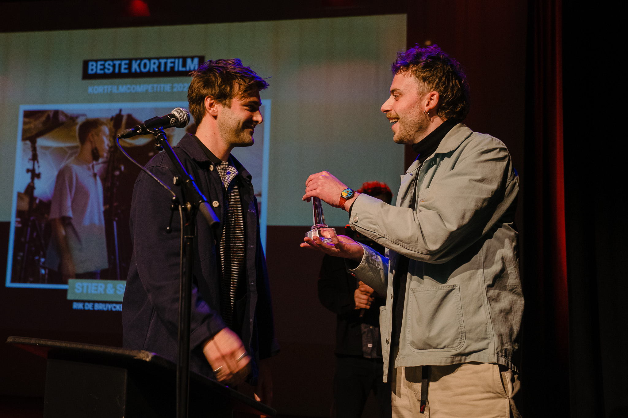 Rik De Bruycker en Jaan Stevens Rik De Bruycker en Jaan Stevens