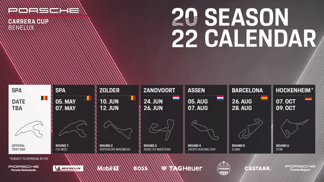 Porsche Carrera Cup Benelux : un anniversaire bien fêté en 2022 !