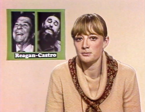 Martine Tanghe als nieuwsanker in 1981 - (c) VRT