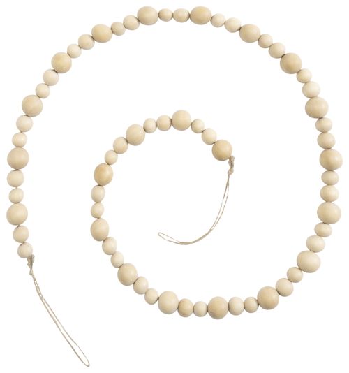 Habitat Wooden Bead Christmas Garland, £10