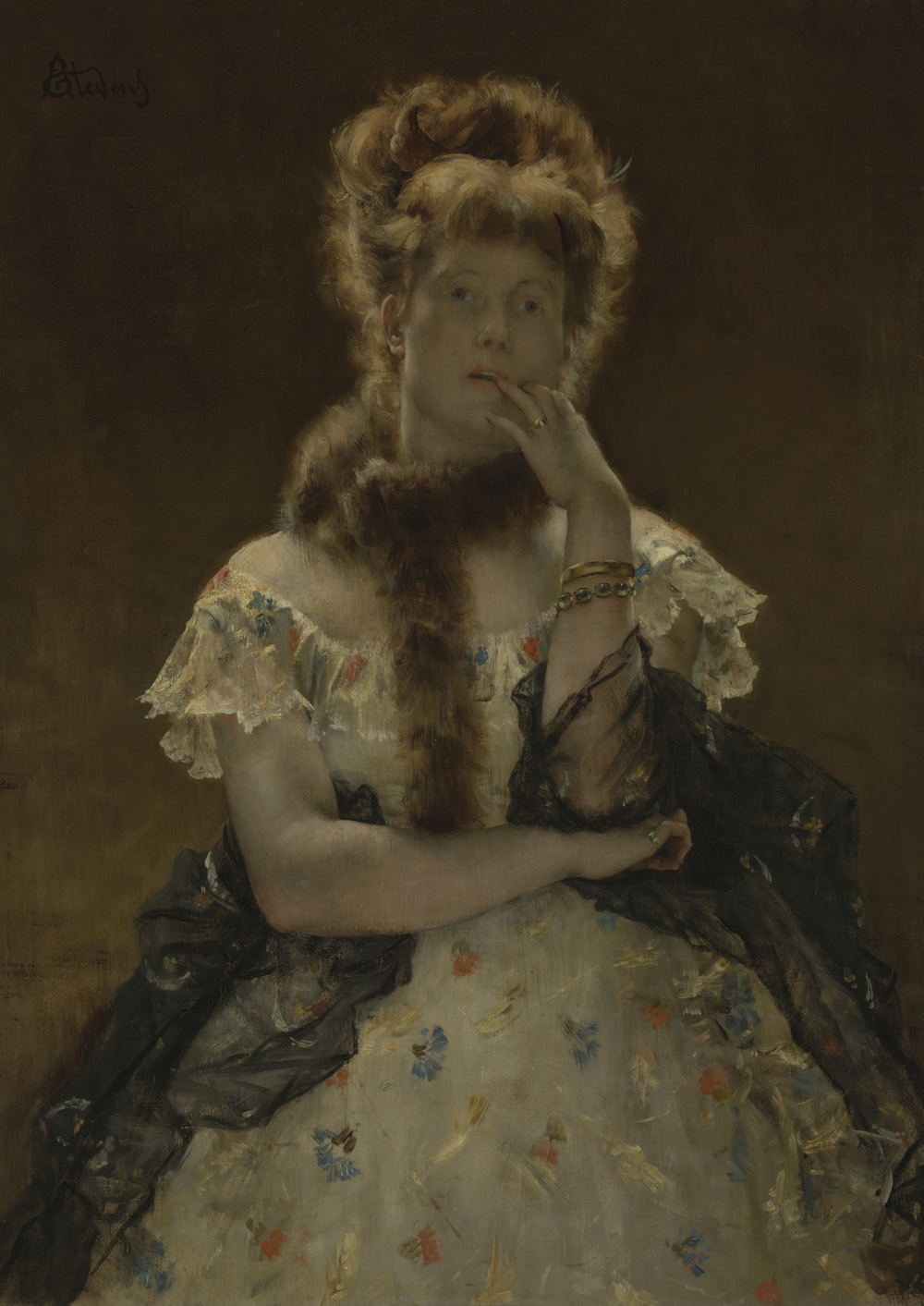 Alfred Stevens - Parijse sphinx
