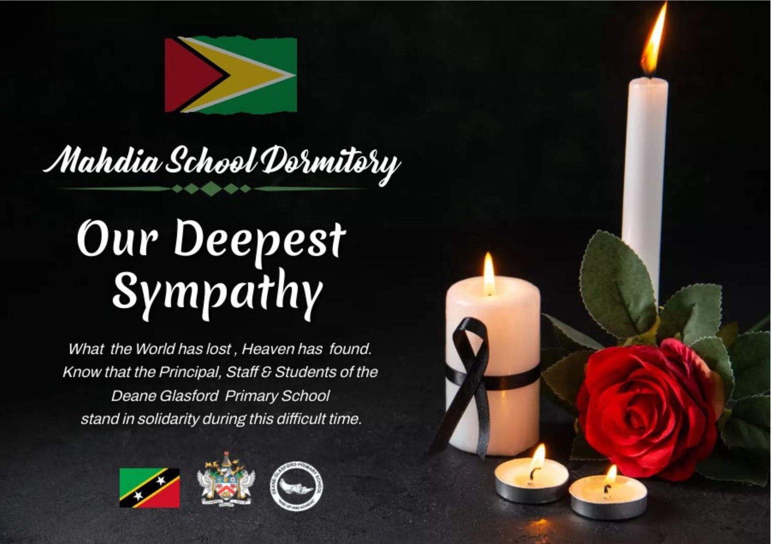 Deane-Glasford Primary School Poster Saint Kitts and Nevis 