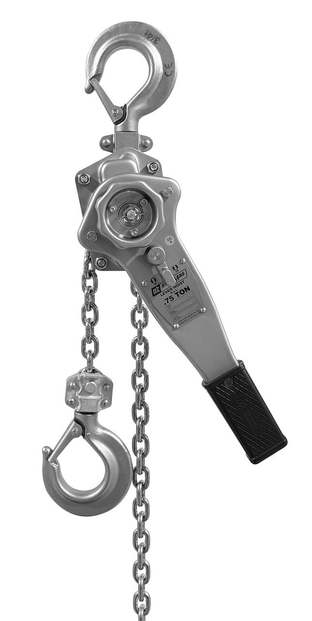 The 0.75-ton capacity version of the stainless steel lever hoist. Three additional capacities are available.