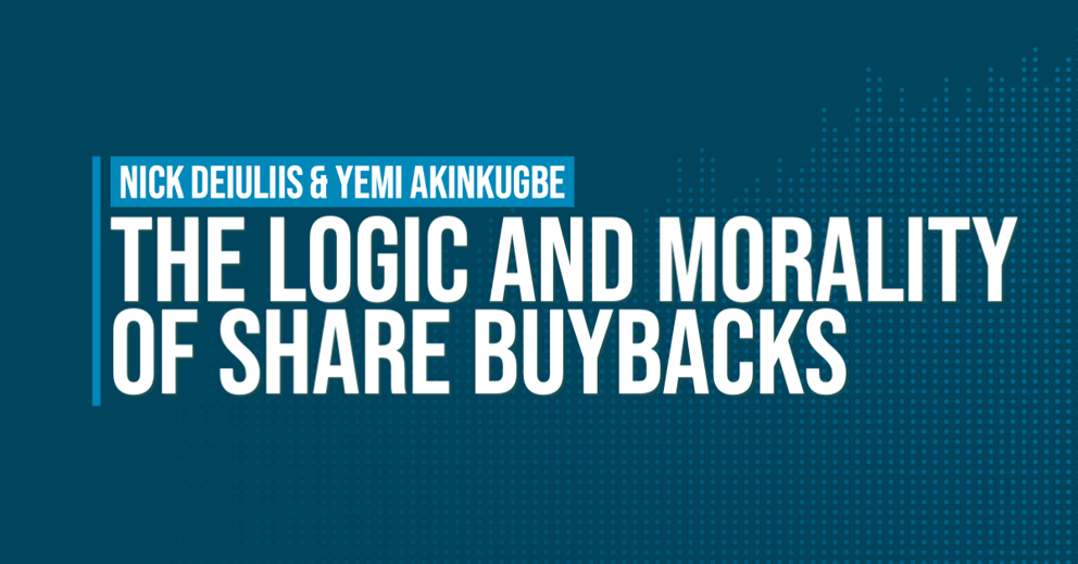 The Logic and Morality of Share Buybacks
