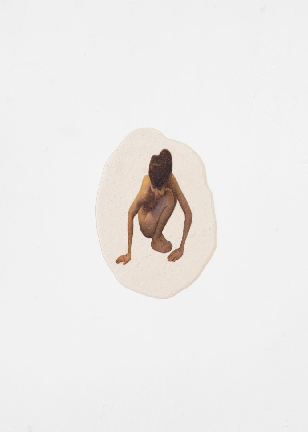My-Lan Hoang Thuy, Papiers, Feuilles et Ampersands 8 (Papieren, Bladeren en Ampersands 8), 2020,  Inkjetprint, acrylbinder, 11 x 8 cm, Collectie Galerie Mitterrand, Parijs