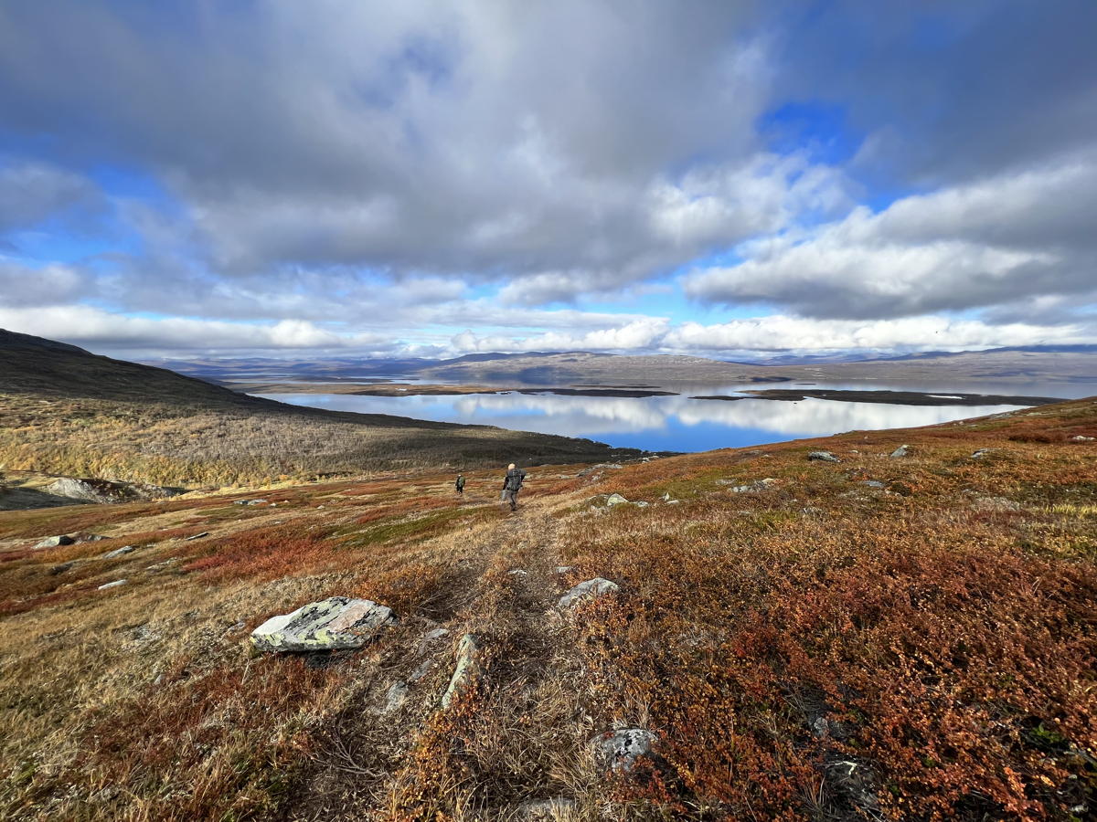 Mountain landscape, the site of the reindeer corral in the podcast. © Image courtesy of Invisible Flock.