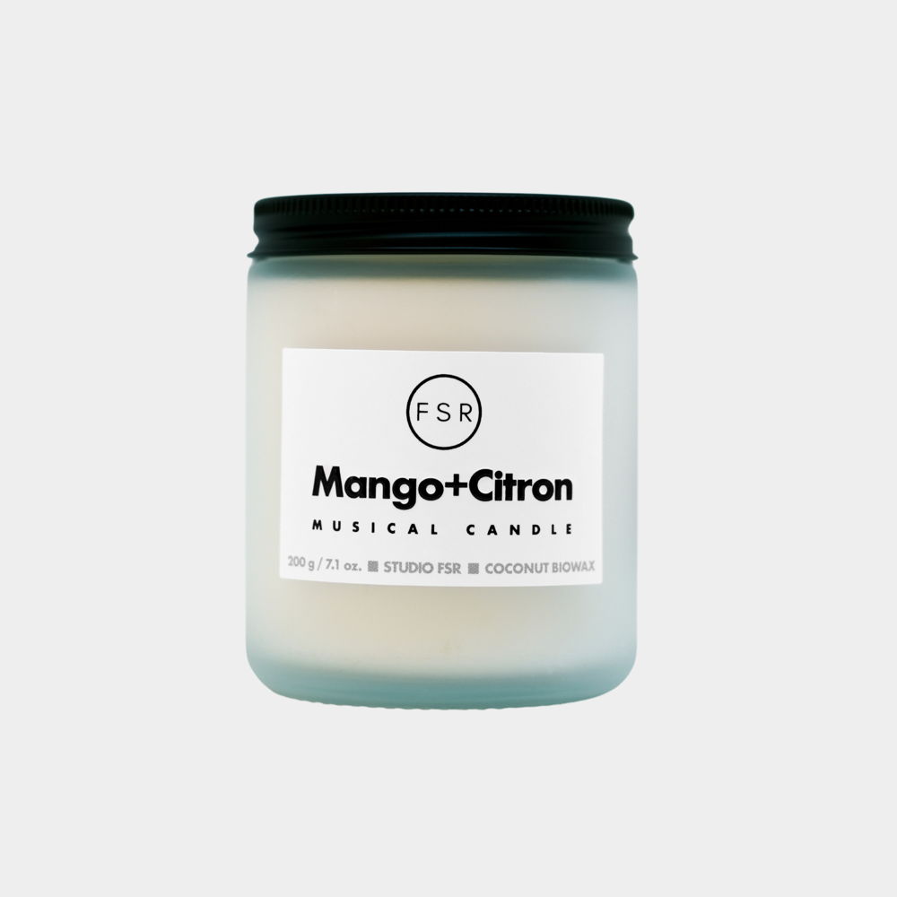 Mango+Citron Musical Candle by STUDIO FSR