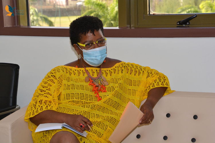 Patricia TELLE, Commissaire de la Martinique auprès de l'OECO.