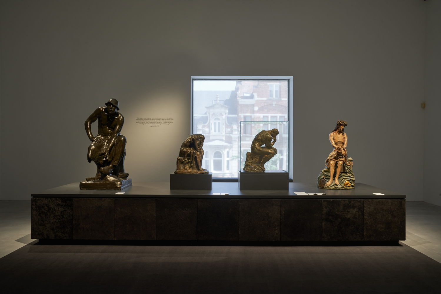 Exhibition view 'Rodin, Meunier & Minne' at M © Dirk Pauwels