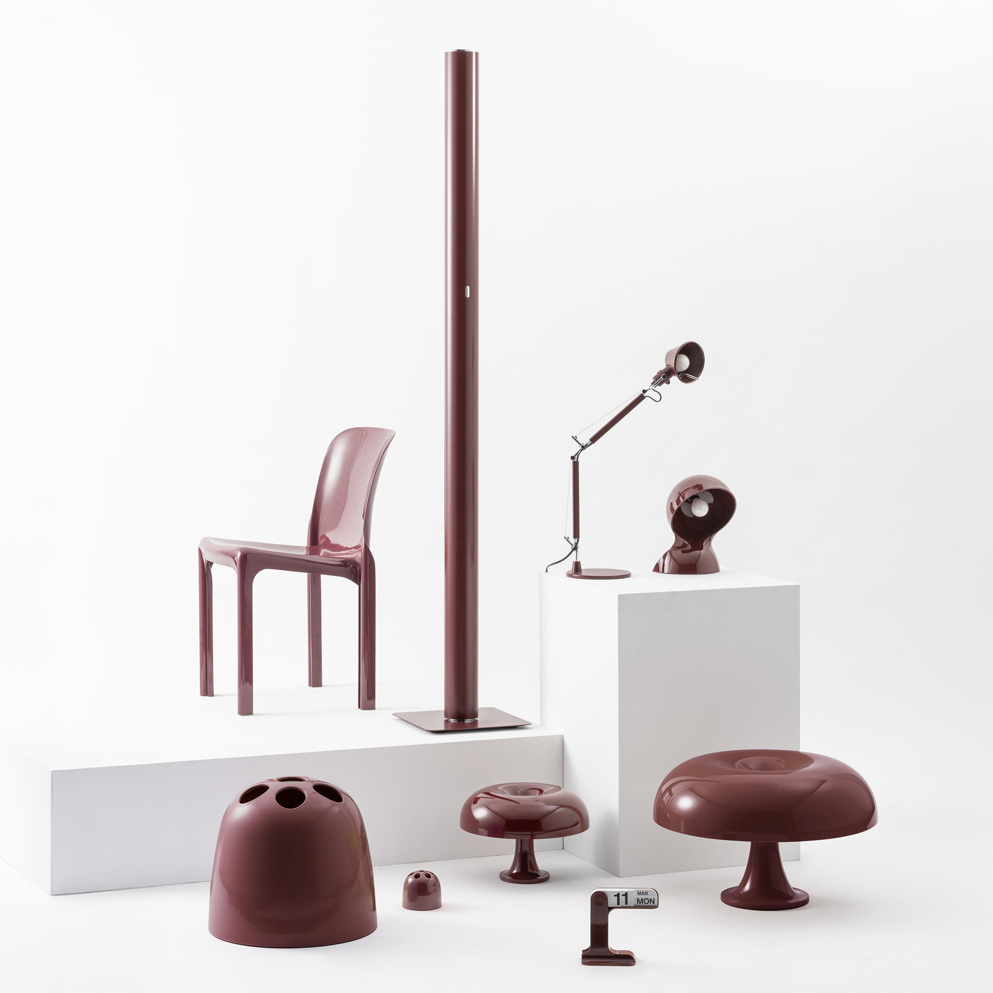 Ruby Red Collection by Artemide and Danese Milano