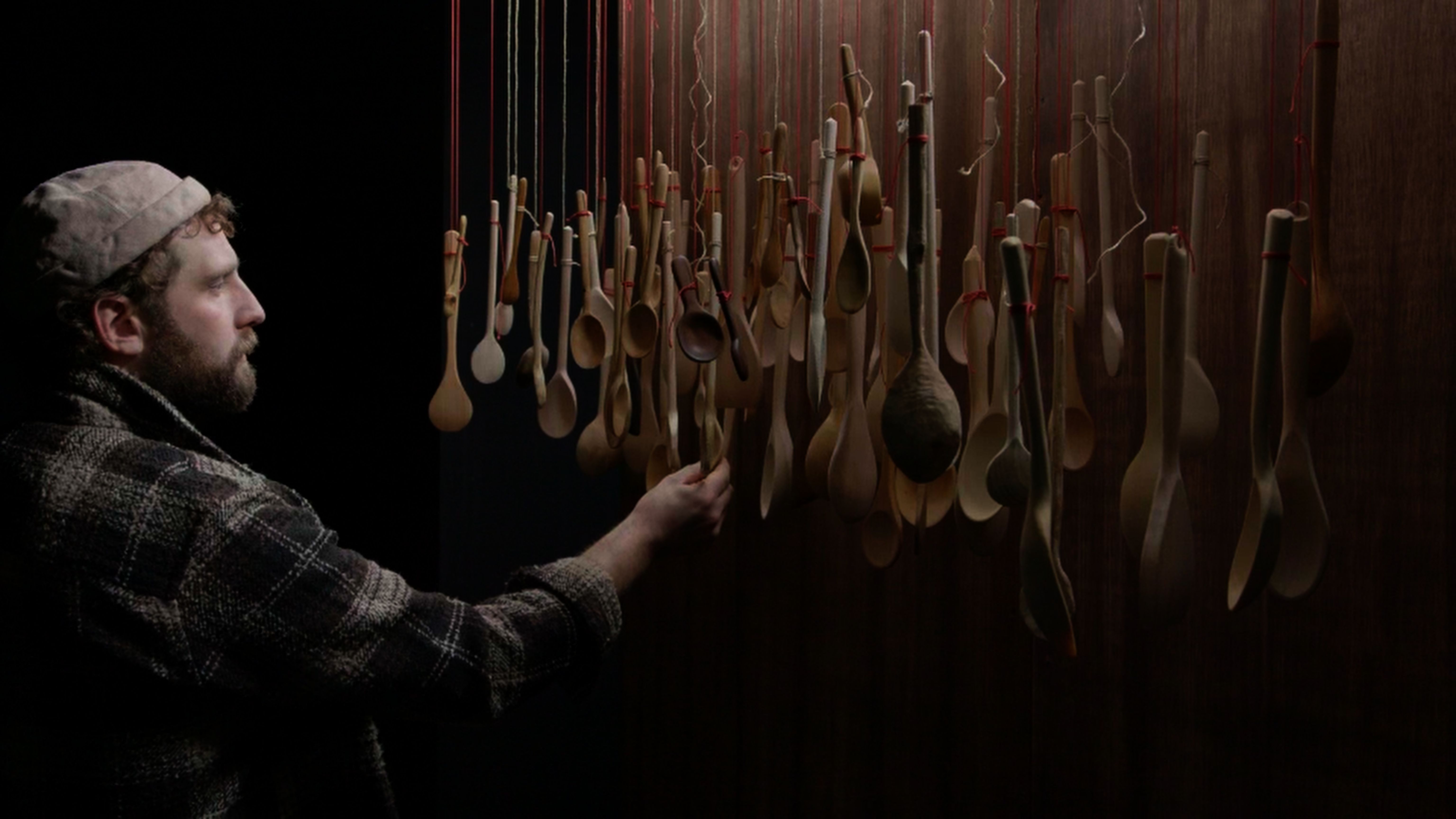 David Claerbout, The Woodcarver and the Forest, 2025, filmstill David Claerbout, The Woodcarver and the Forest, 2025, filmstill