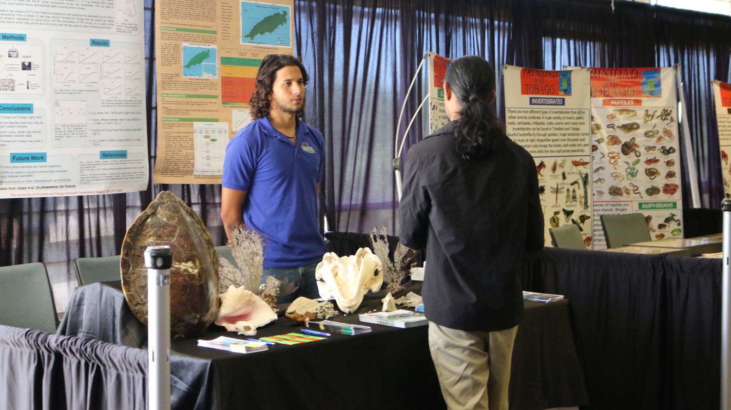 A stall at the Biodiversity Exposition.