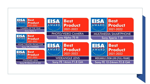 Sony conquista sette riconoscimenti agli EISA Awards 2021, tra cui l’ambito premio “Camera of the Year” per Alpha 1