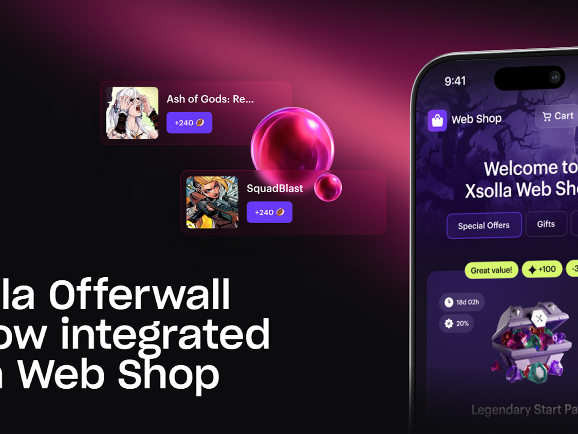 XSOLLA ELEVATES GAME MONETIZATION AND DISTRIBUTION WITH UNIFIED WEB SHOP AND OFFERWALL 