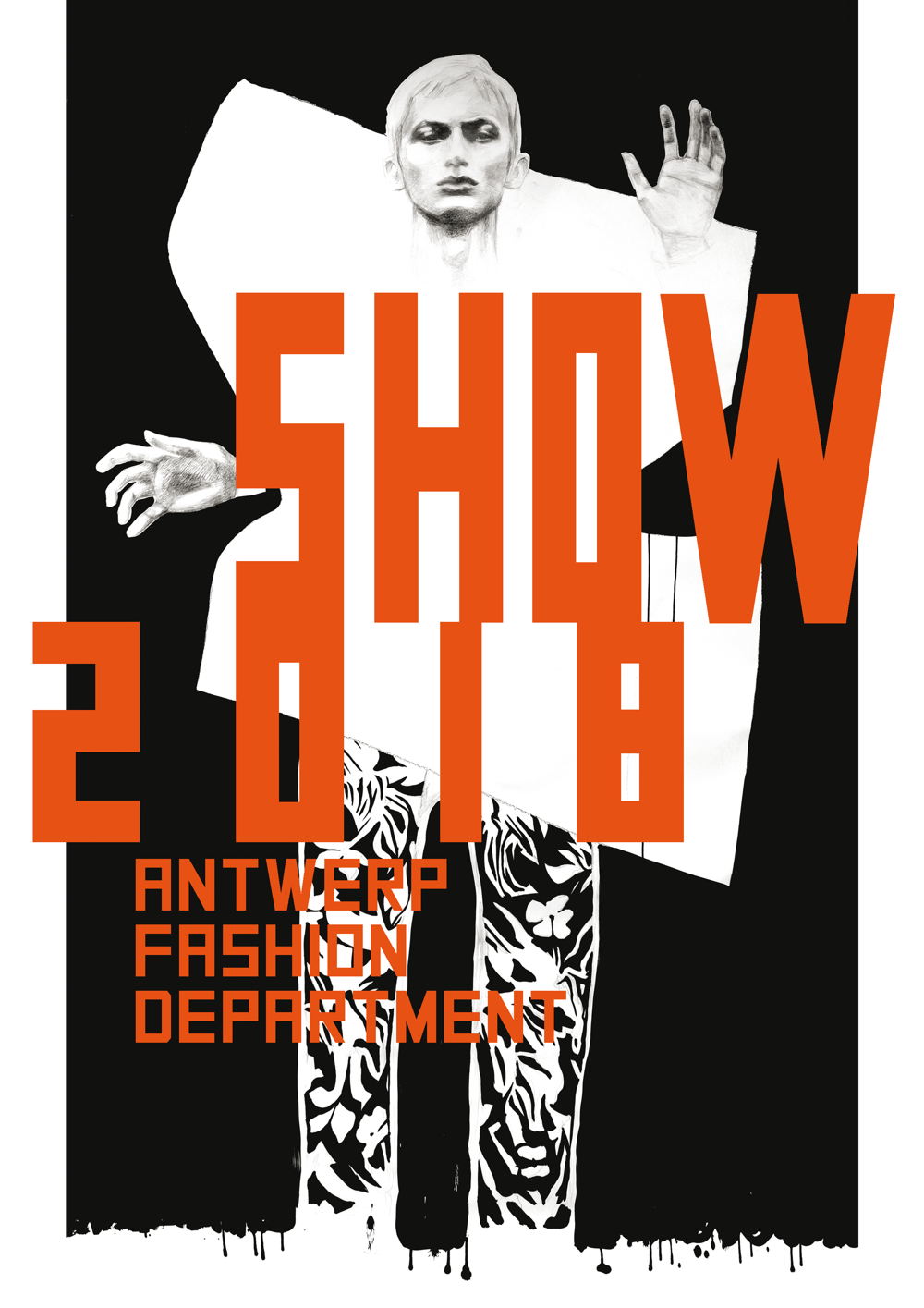 Illustration: Jaylin Kim (3BA), Graphic design: Paul Boudens, (c) Antwerp Fashion Department