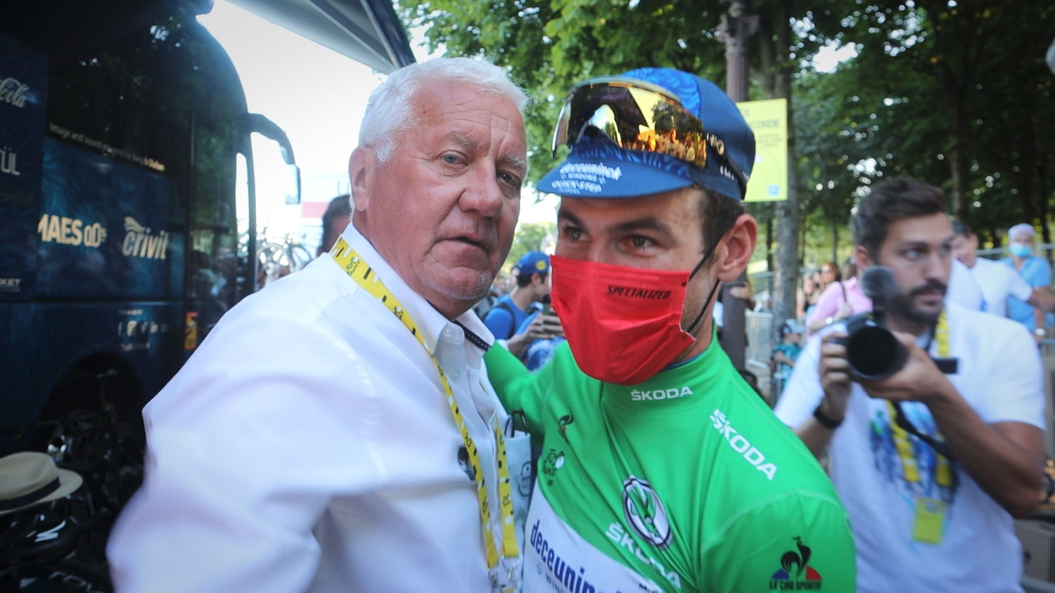 Patrick Lefevere en Mark Cavendish