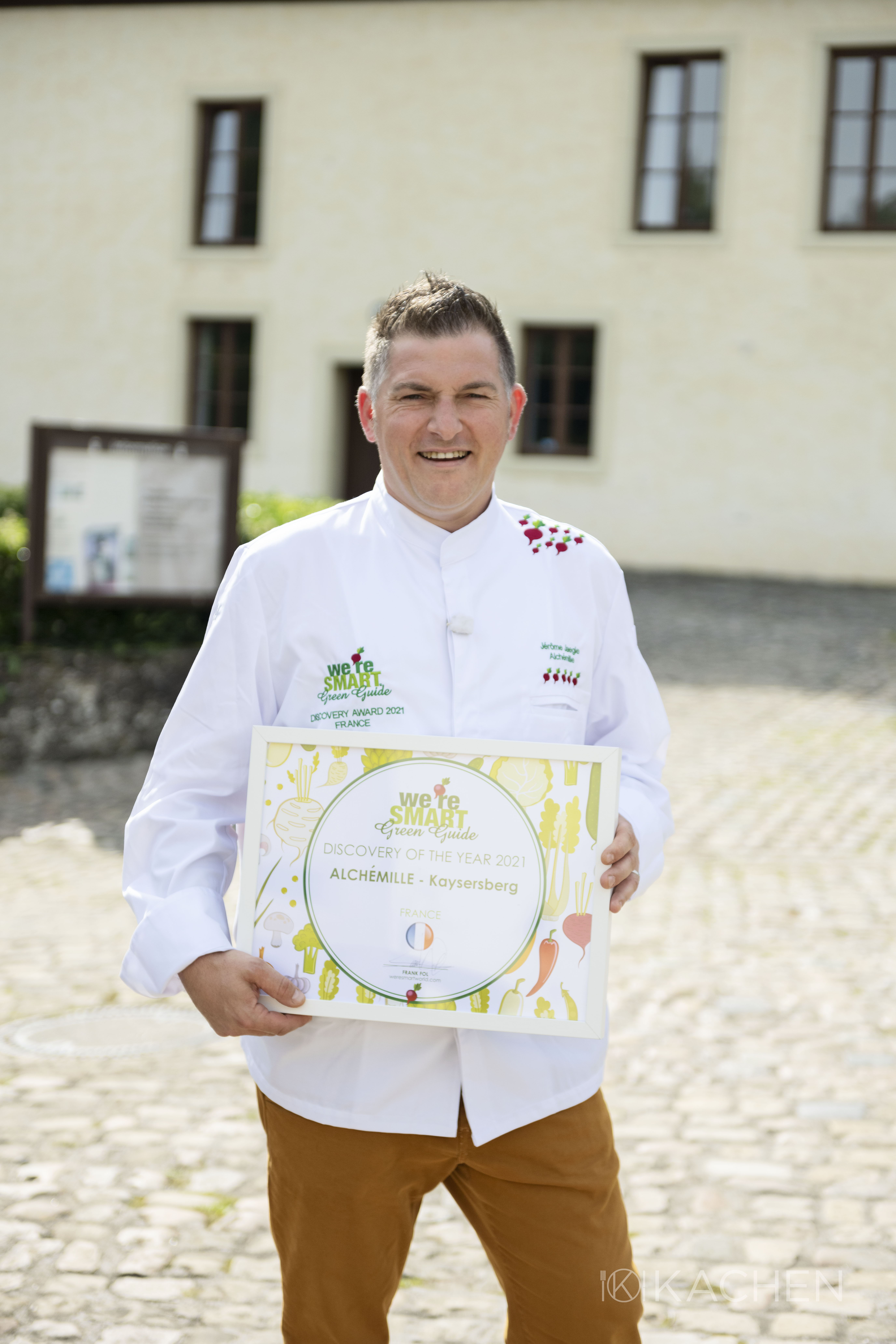 Chef Jérôme Jaegle (L'Alchémille) - winner We're Smart® Discovery Award 2021