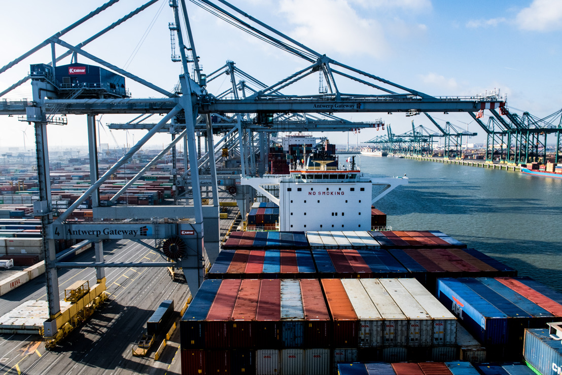 Reactie Port of Antwerp op beslissing Vlaamse Regering over extra containercapaciteit