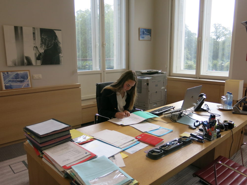 Romane is een dagje CEO van de MIVB