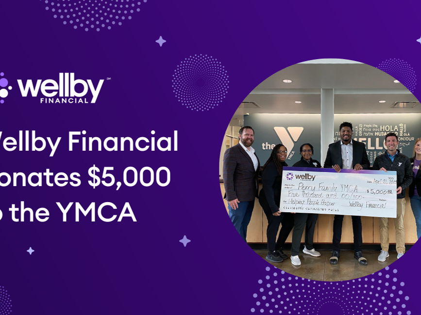 Wellby Financial Donates $5,000 to the Perry Family YMCA in League City